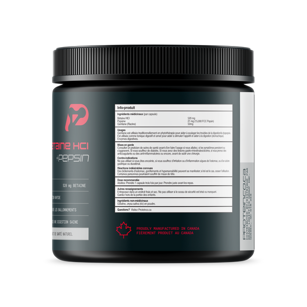 Betaine HCl + Pepsin - ProteinCo