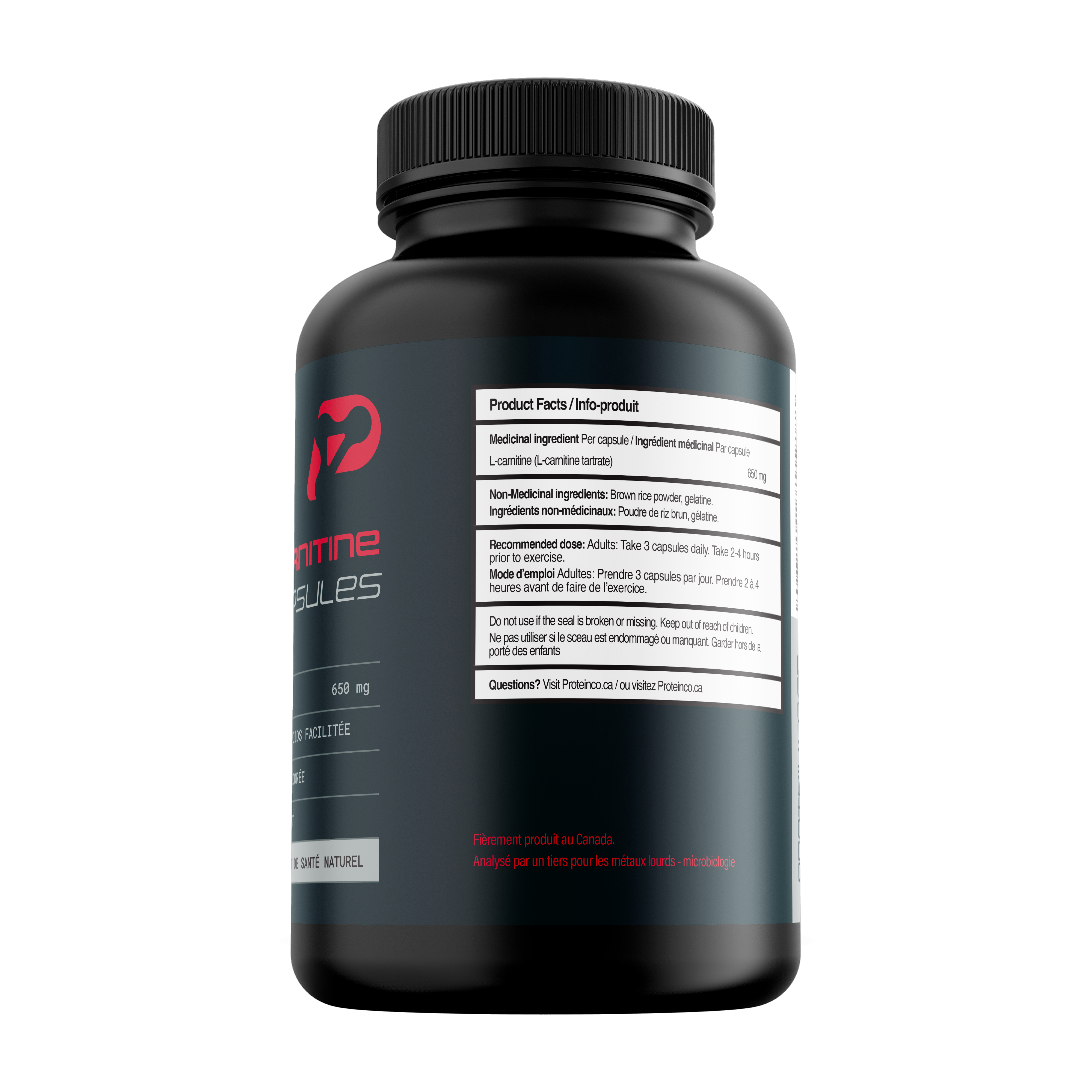 l-carnitine 650 L-Carnitine, , 90 , 614 . - Carnitine Carries fatty acids from food to the mitochondria SNP L-Carnitine 650 mg puur